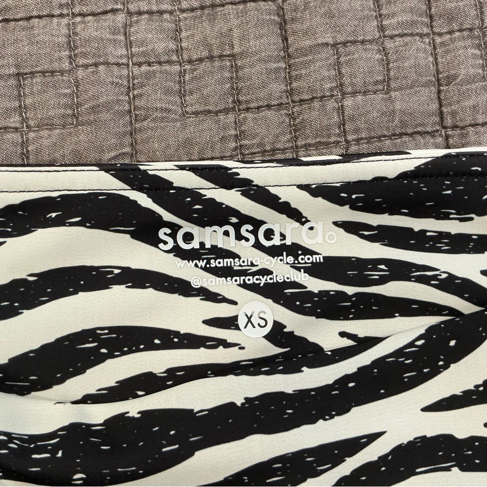 “Samsara” “The OG” Zebra Print Women’s Cycling Shorts - Picture 5 of 8